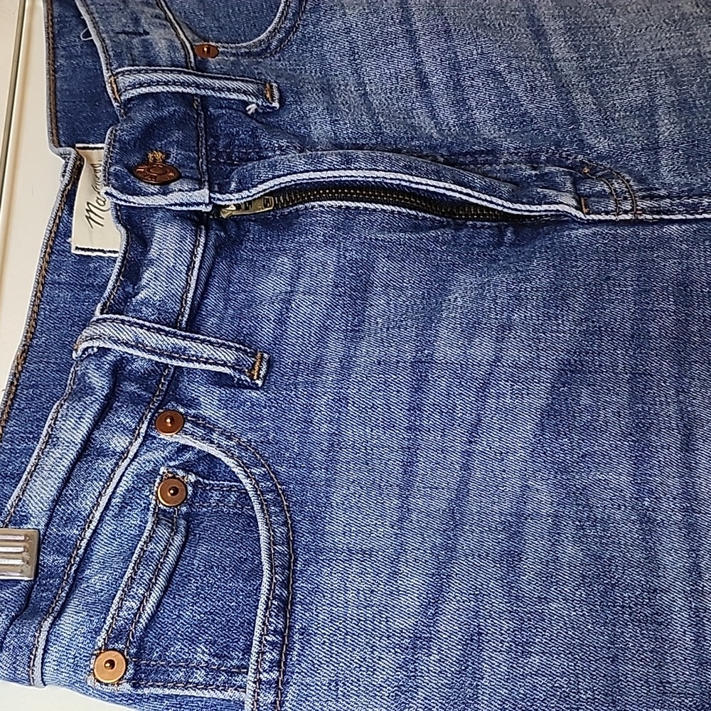 Madewell Jeans Wide-Leg Crop Gusset Edition Size 27 - Picture 10 of 16